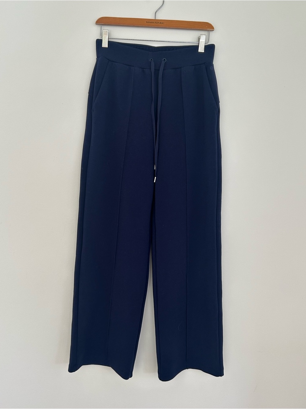 Calia Navy Wide-Leg Drawstring Athletic Pants Small